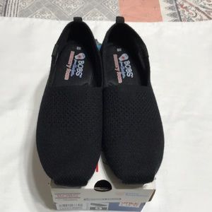 BOBS from Sketcher’s black crotchet slip ons. Size 9.
